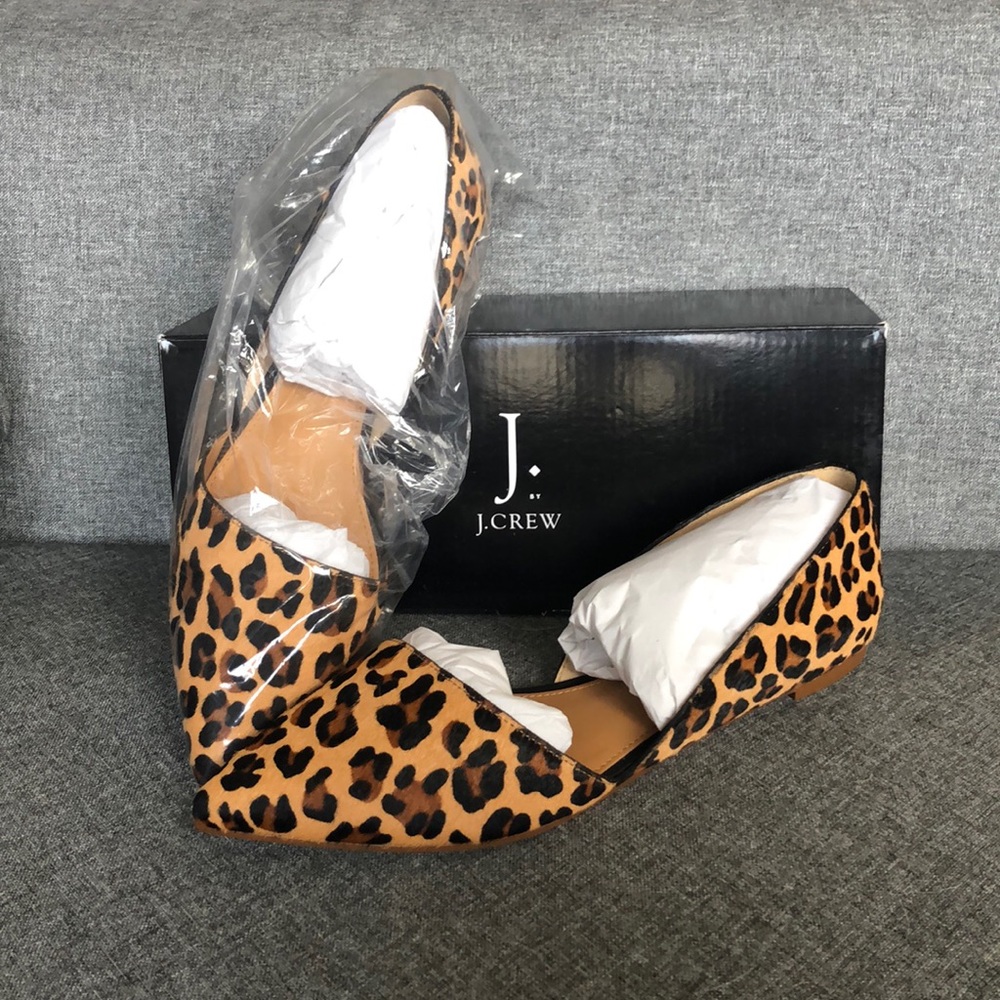 J. Crew flats. They fit like at 9.5!